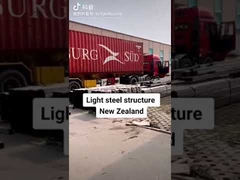 House builder by the prefabricated light gauge steel frame house